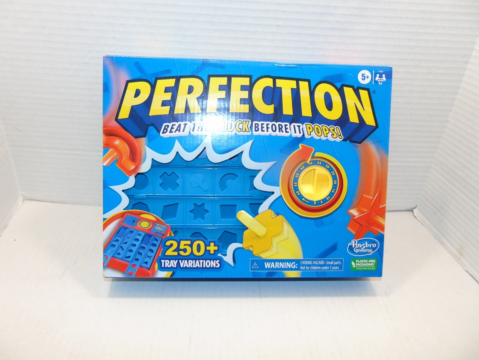 Hasbro Gaming Perfection Skill & Action Game Customizable Tray Ages 5+ Hasbro Gaming Perfection Skill & Action Game Customizable Tray Ages 5+