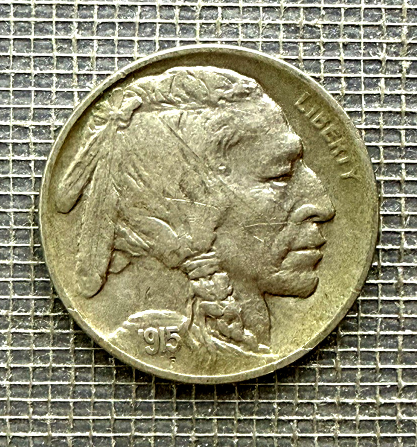 1915 d Buffalo / Indian Head Nickel 5C - West of the Divide