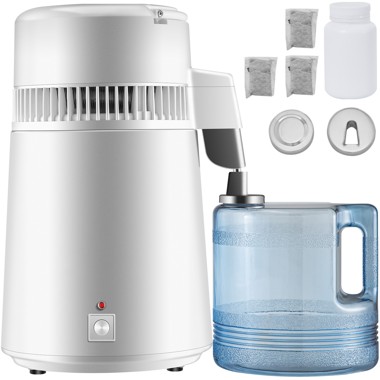 Uimoso 4L Water Distiller Purifier Machine Countertop 750W Stainless Steel CE Uimoso 4L Water Distiller Purifier Machine Countertop 750W Stainless Steel CE