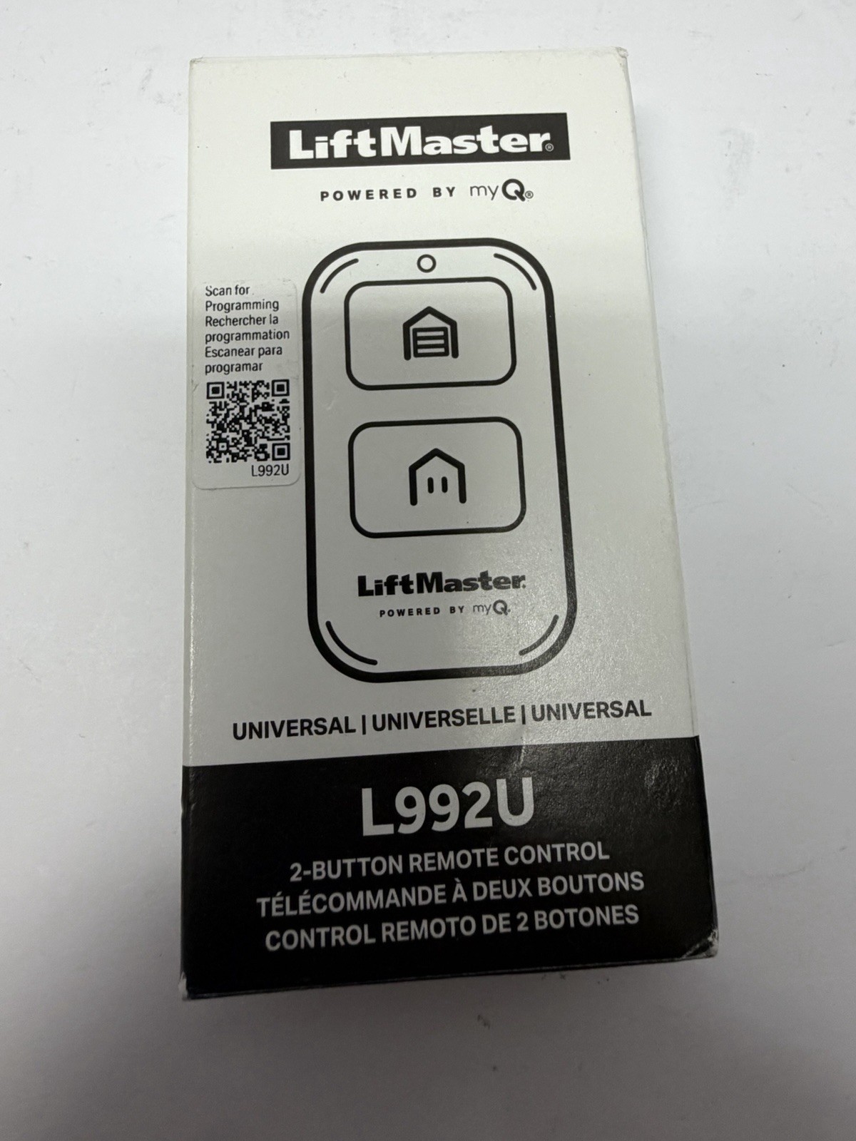 NEW Liftmaster L992U Universal 2-Button Garage Door Remote, 