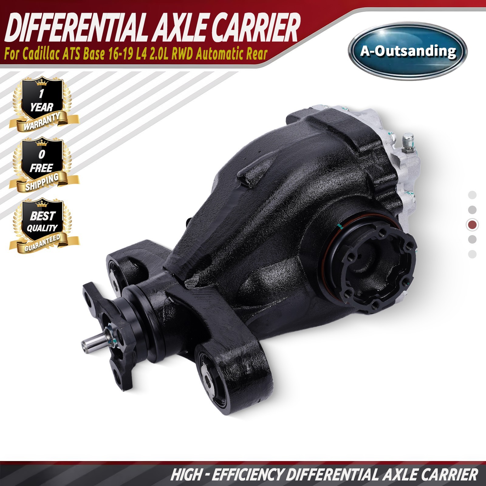 Differential Axle Carrier Rear Fit For Cadillac ATS RWD 2016-2019 L4 2.0L Petrol