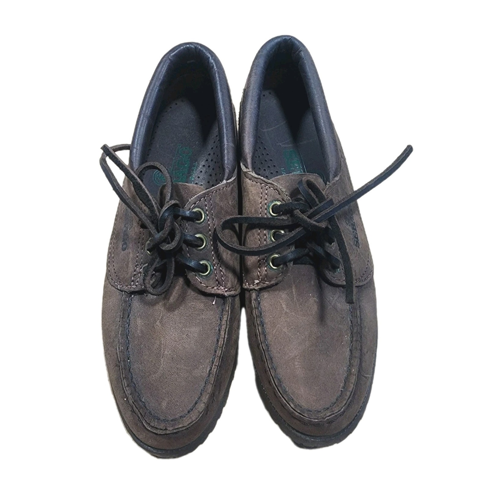 Vintage Sebago Men 6 M Docksides Boat Shoes 55-686 Suede USA - NEVER USED RARE