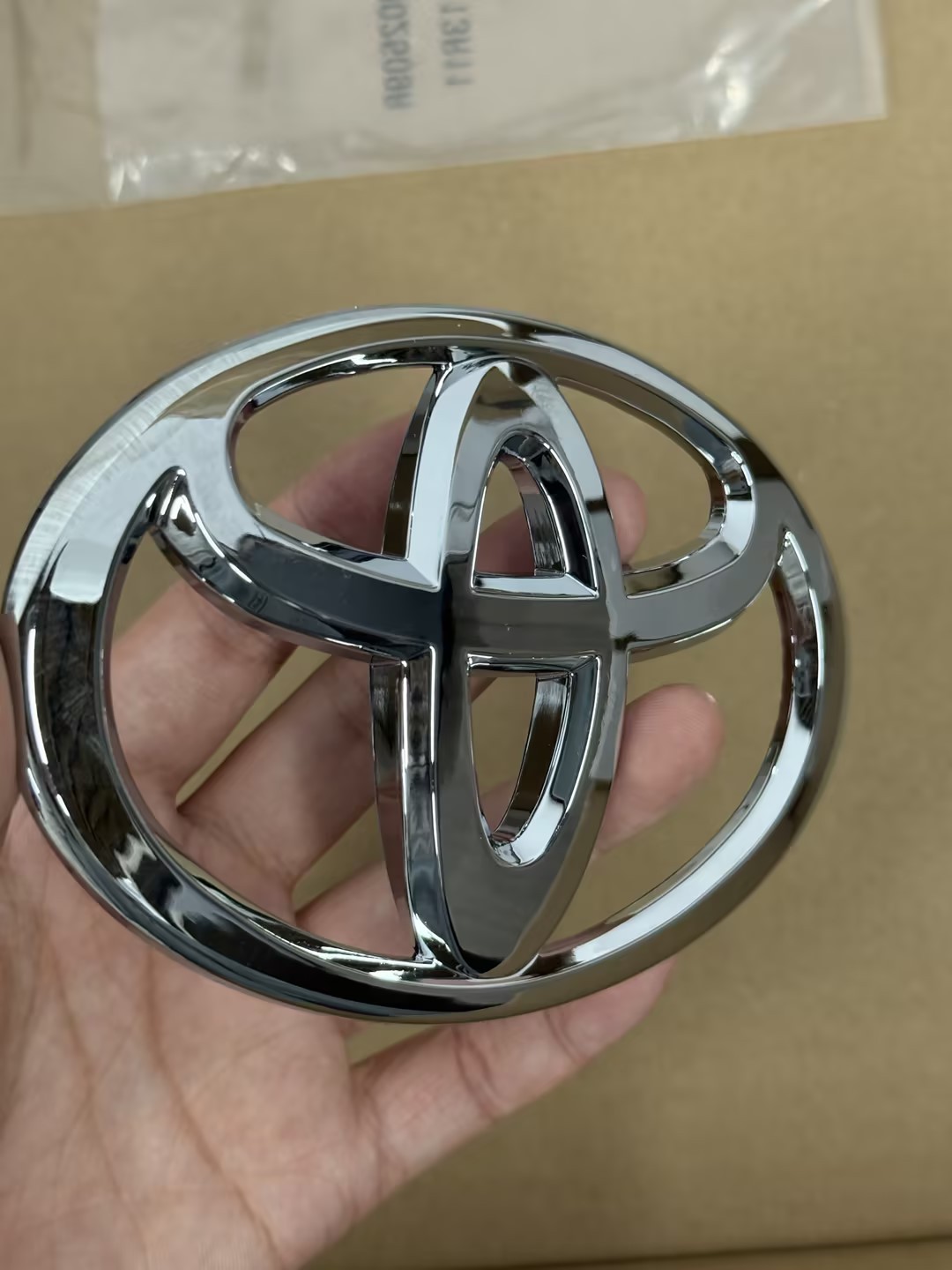 fit for Toyota Grill Emblem Chrome Logo Badge for Corolla Camry Matrix 120mm❤️