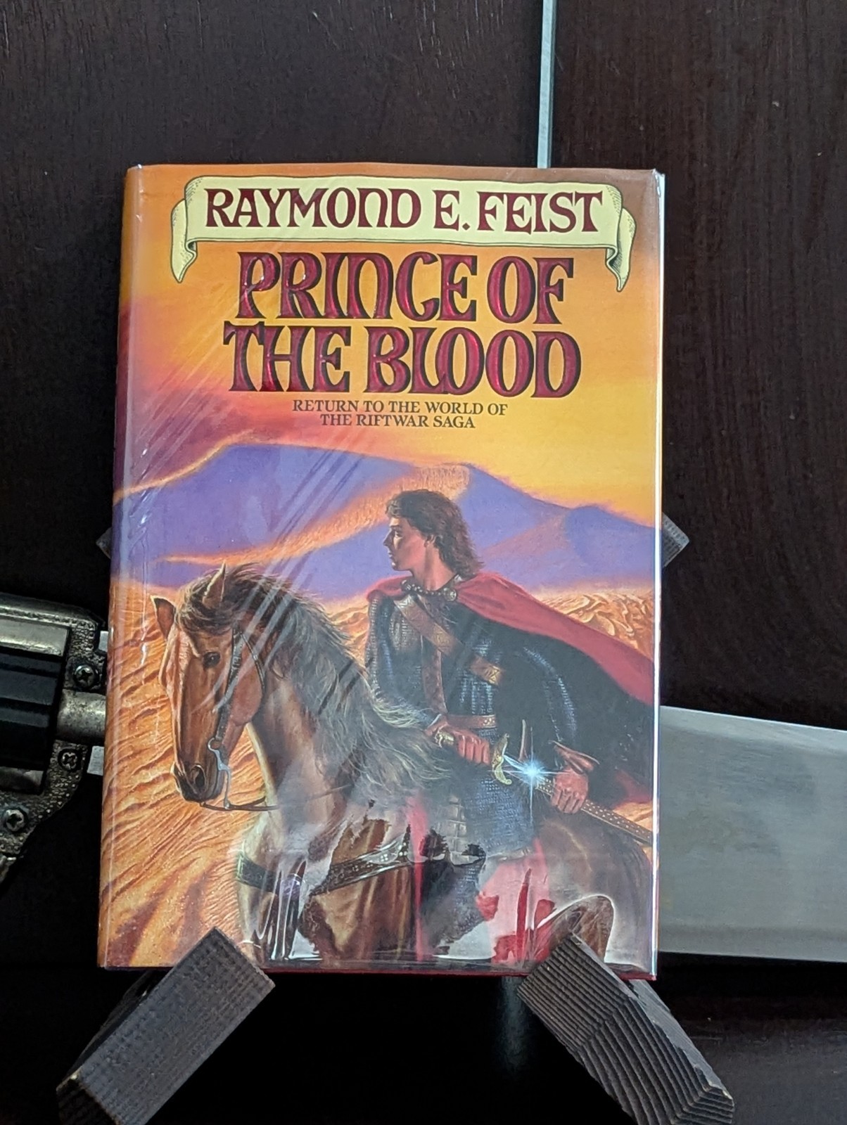 Prince of the Blood Feist 1st/1st HC Mylar LN Signed Inscribed Riftwar Saga Rare