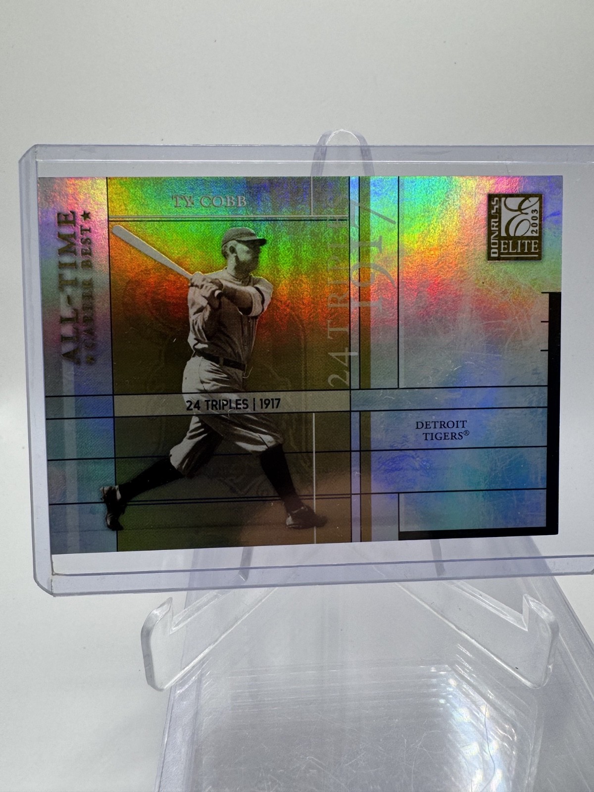 Ty Cobb 2003 Donruss Elite - All-Time Career Best #AT-2 Ty Cobb 2003 Donruss Elite - All-Time Career Best #AT-2