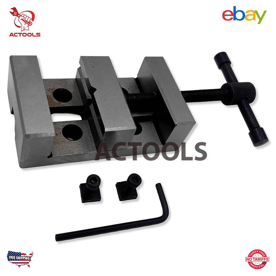 New Steel Grinding Vice  Vise 50 mm For Mini Lathe Milling Vertical Slide USA