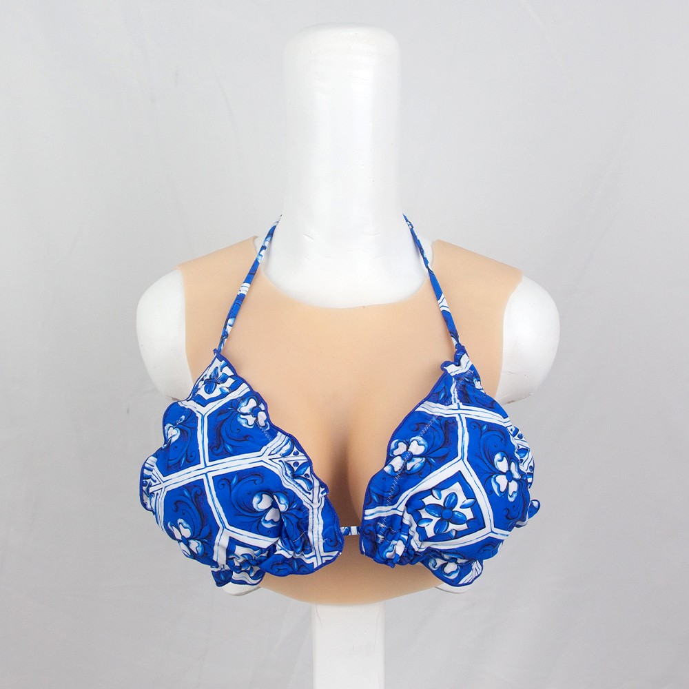 Realistic C-G Cup Silicone Breast Forms Breast Plate Fake Boobs For Crossdresser