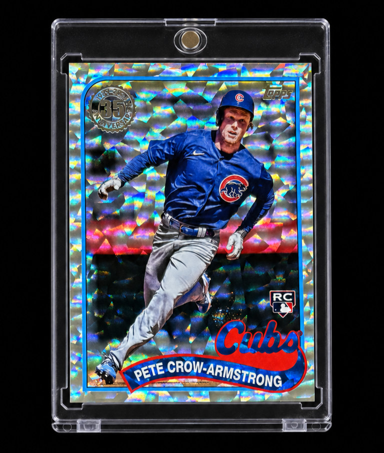 PETE CROW-ARMSTRONG ROOKIE DIAMOND REFRACTOR HOLO SP Topps Rare Silver Cubs