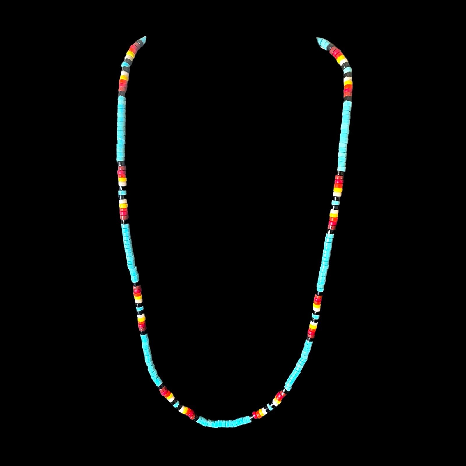 Native American Turquoise Heishi Necklace Native American Turquoise Heishi Necklace