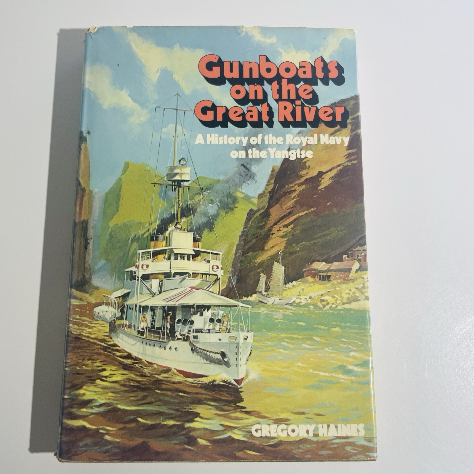 Gunboats on the Great River Gregory Haines 1976 1st Ed HC DJ Good Condition Gunboats on the Great River Gregory Haines 1976 1st Ed HC DJ Good Condition