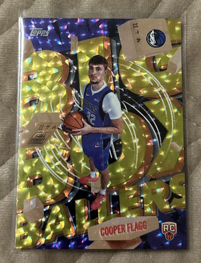 2025-26 Topps Big Box Ballers Cooper Flagg #BB-1 Rookie Insert Mavericks