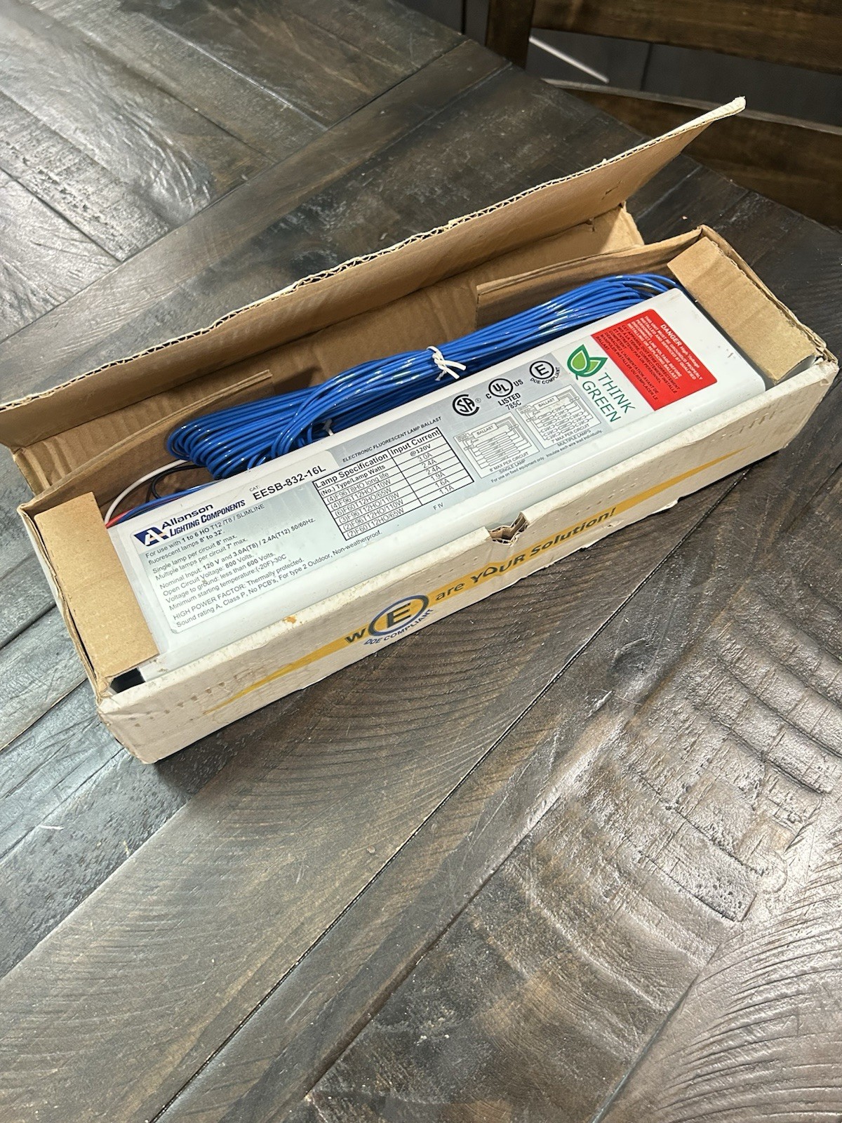 Allanson EESB-832-16L Electronic Sign Ballast 1 To 6 HO T12/T8 (Brand New) Allanson EESB-832-16L Electronic Sign Ballast 1 To 6 HO T12/T8 (Brand New)