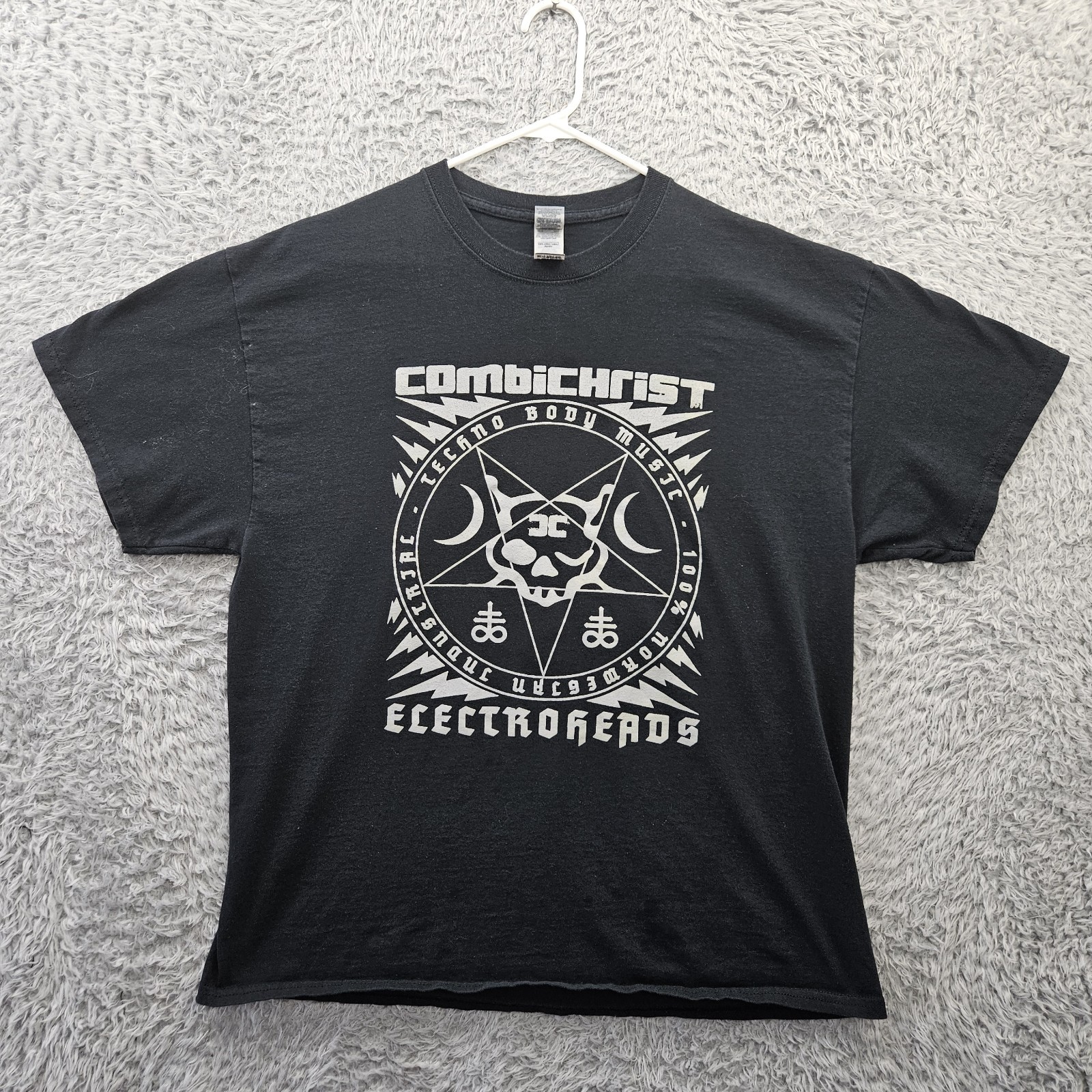 Combichrist T Shirt Electroheads T Shirt XL I Listened to Combichrist Before
