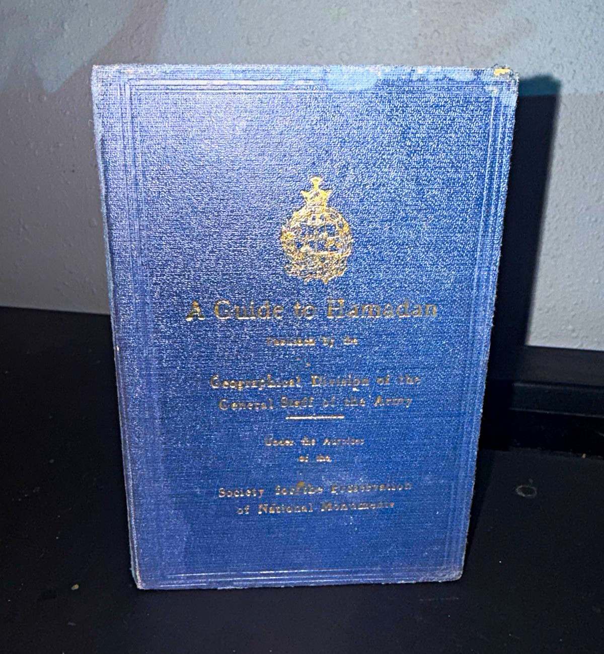 1953 A Guide to Hamadan Iran Persian History Illustrated Folding Map RARE