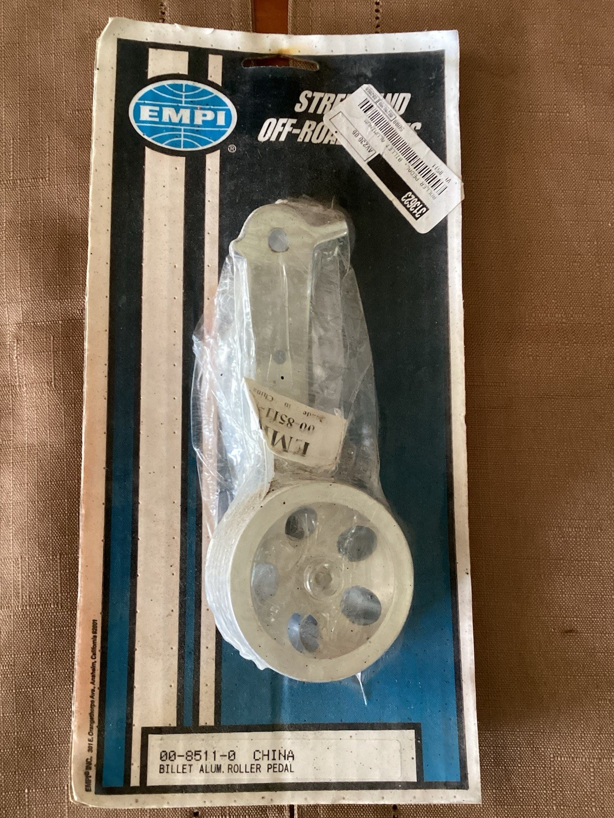 Empi 00-8511-0 Billet Aluminum Roller Pedal 7 Inch New In Package Empi 00-8511-0 Billet Aluminum Roller Pedal 7 Inch New In Package