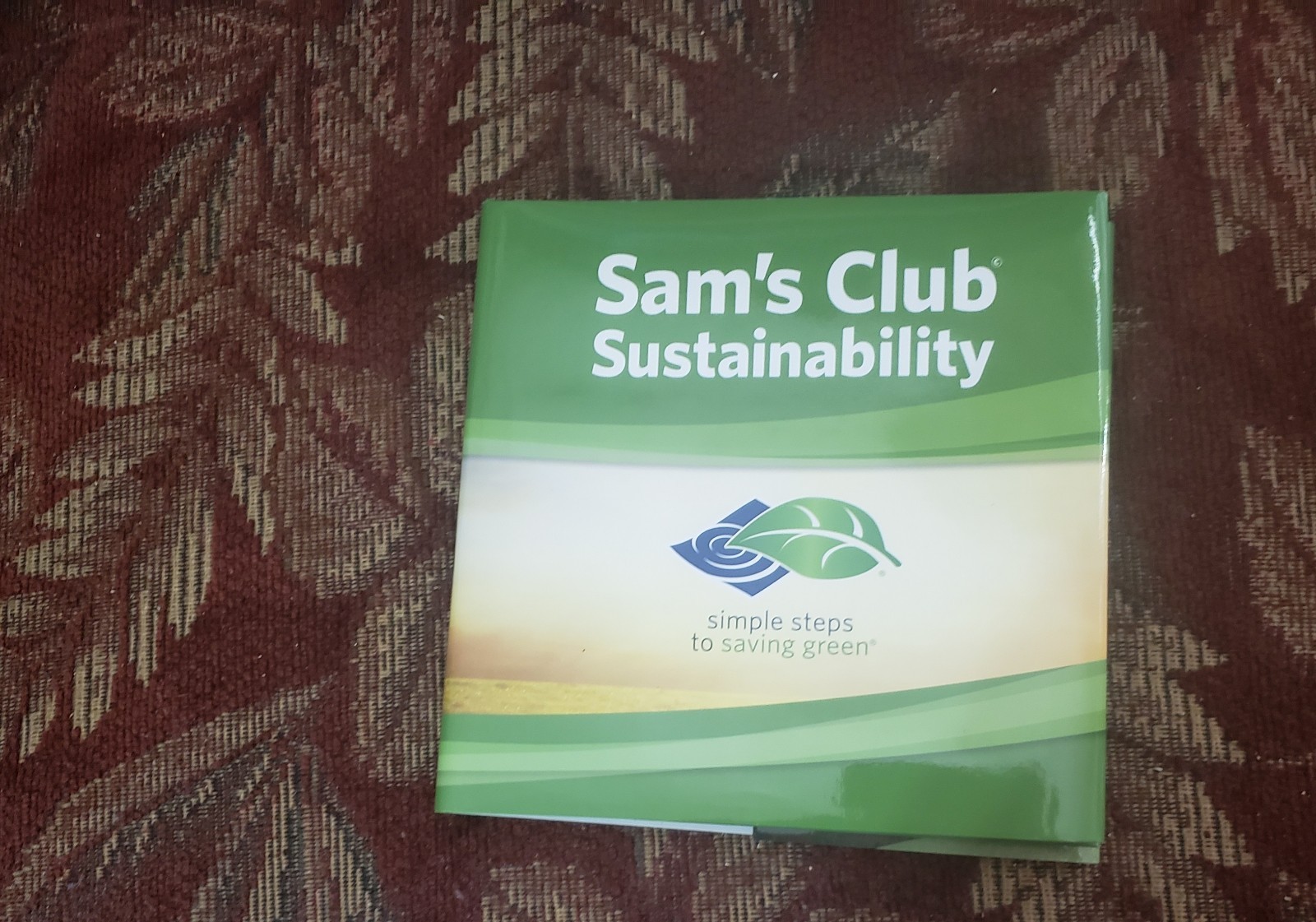 Sam's Club Sustainability Hardcover Wal-Mart Stores Inc. Environmentalism Book*