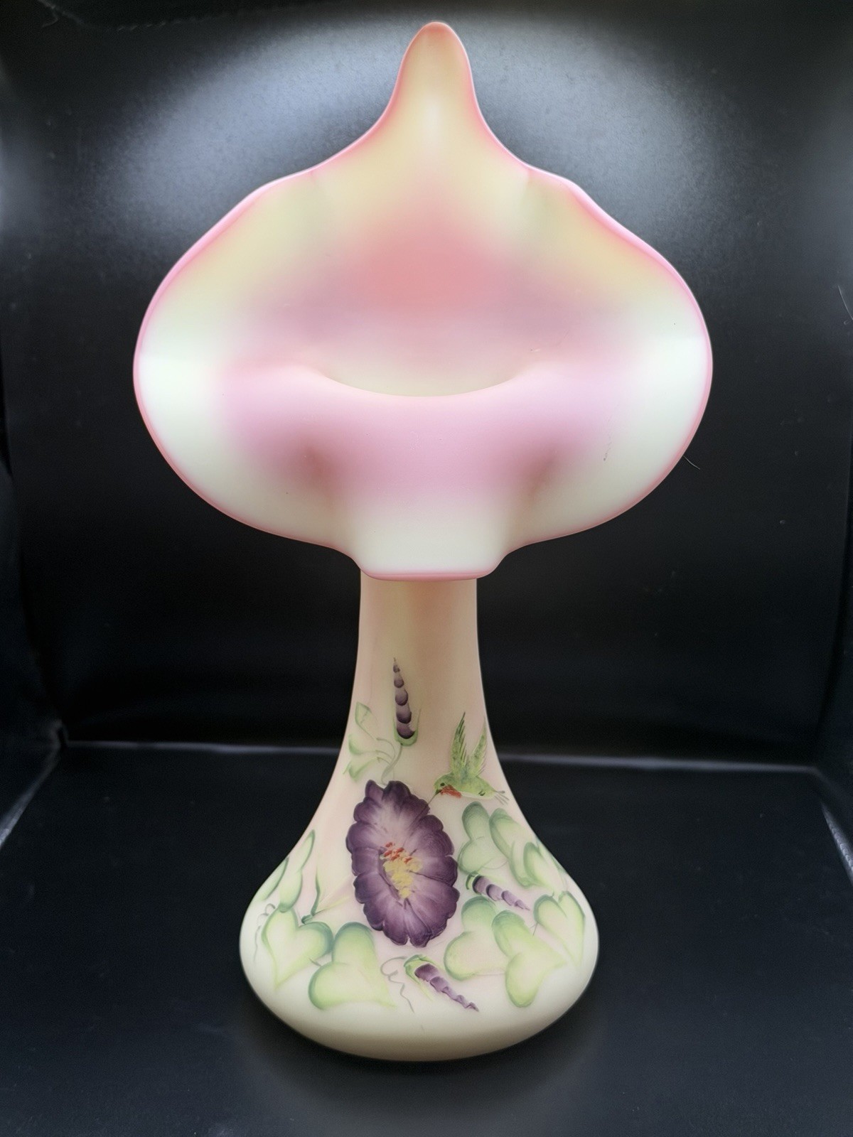 Fenton Glass Messager Exclusive 1998 #3755 2 Signed Artistic Fenton Glass Messager Exclusive 1998 #3755 2 Signed Artistic