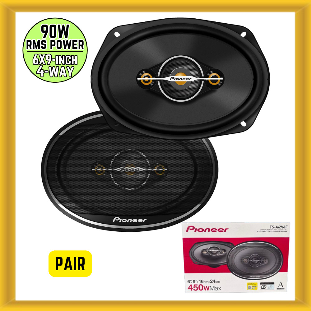 New Pioneer 6x9-inch 4-way Car Audio Coaxial Speakers Pair 6\