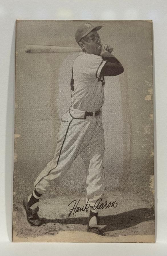 1947-66 Exhibits - W461 Hank Aaron - Rare - Milwaukee Braves