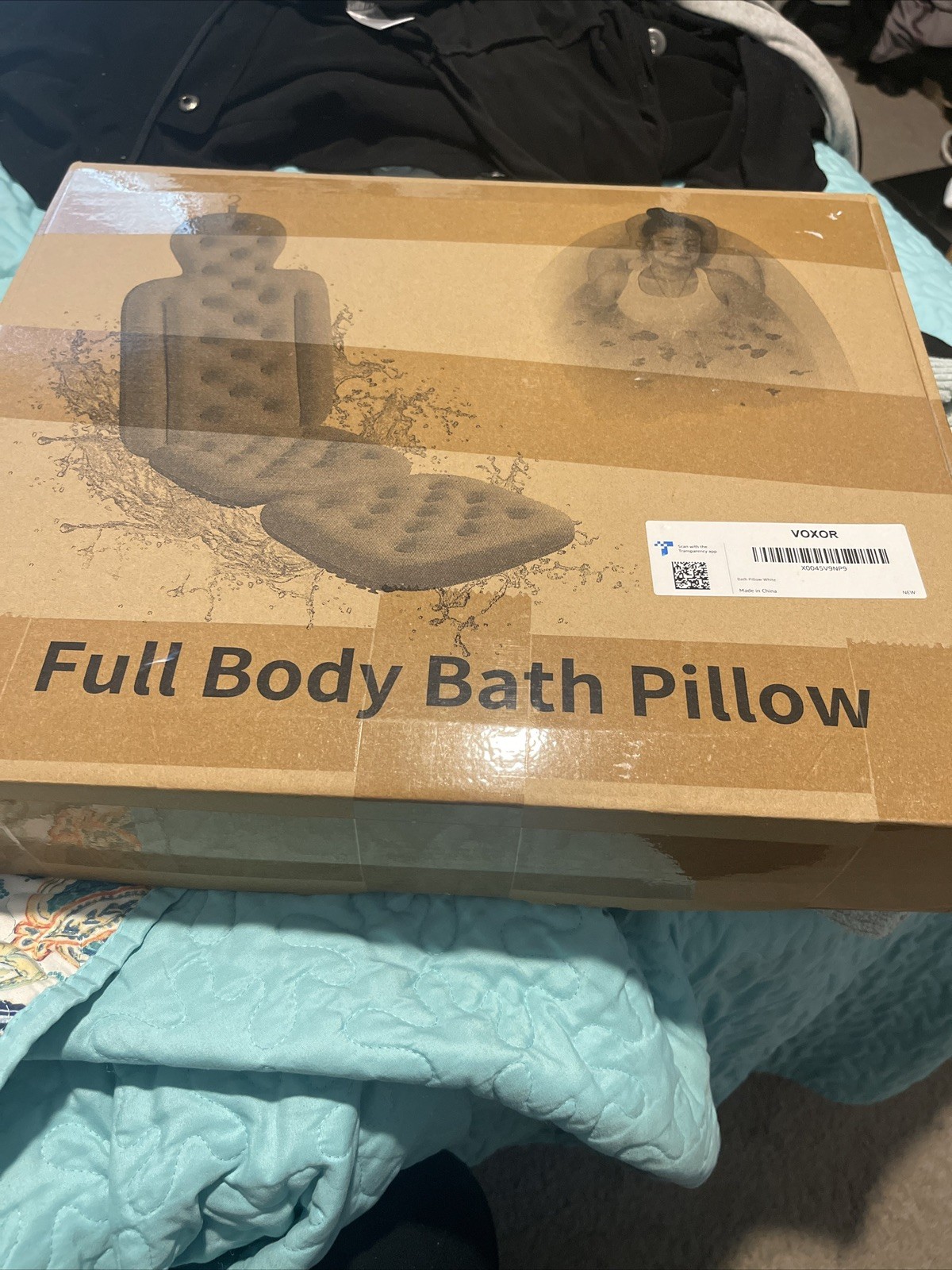 VOXOR Full Body Bath Pillow New In Box. 