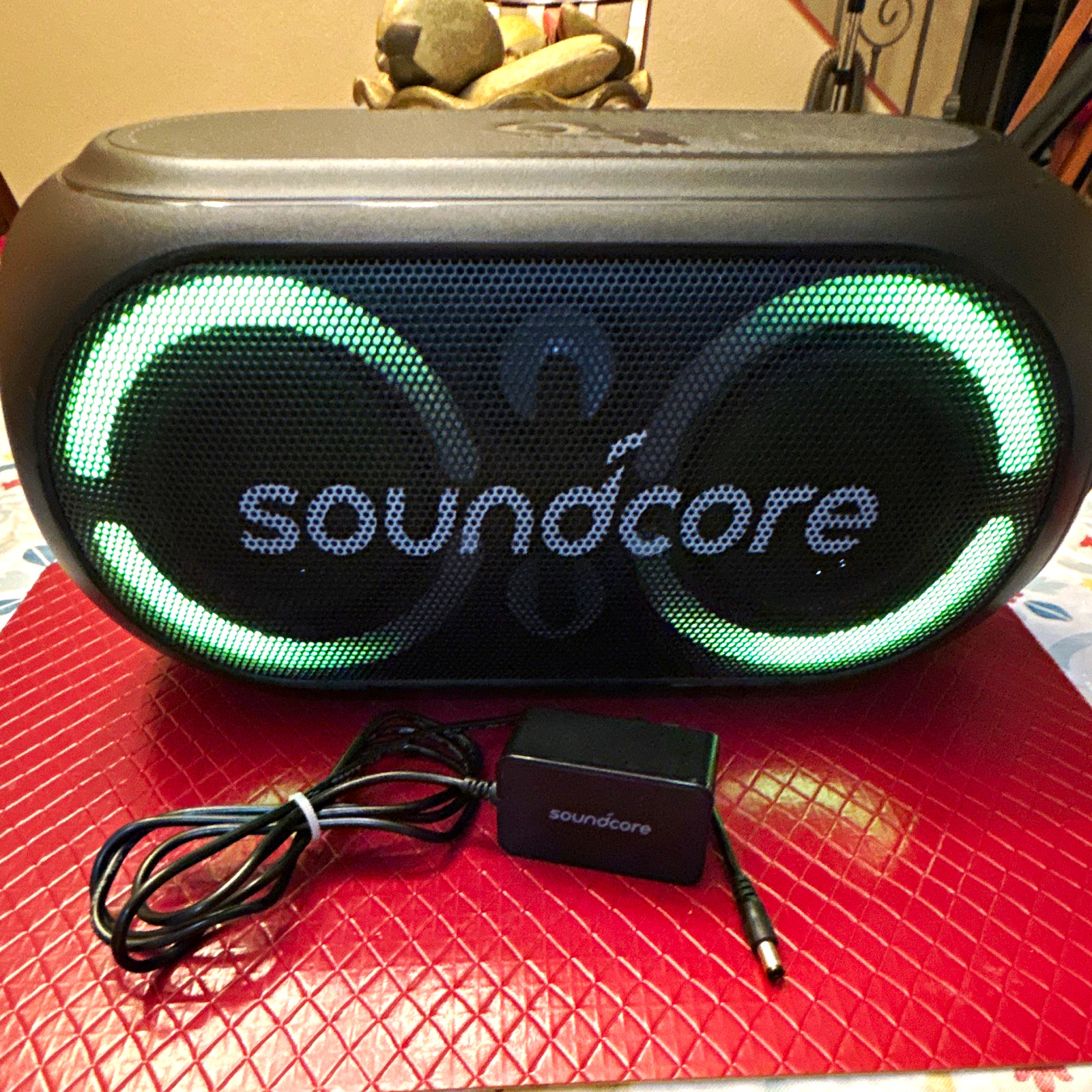 Soundcore Rave Party 2 Boombox Bluetooth Speaker w/ Lights 18Hr Black A3399