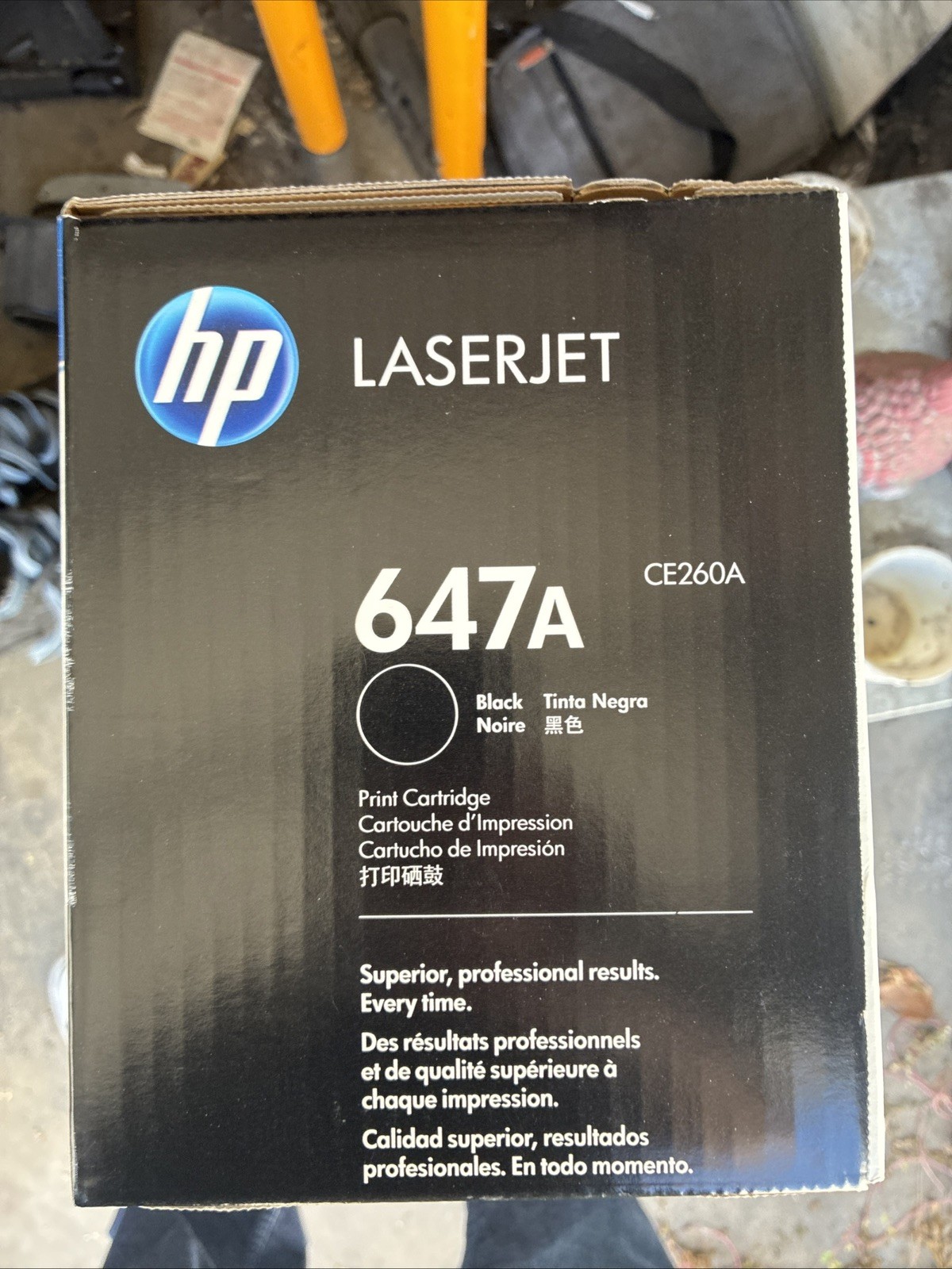 HP 647A Black (CE260A) Genuine Original Laser Toner For CP4025 CP4525