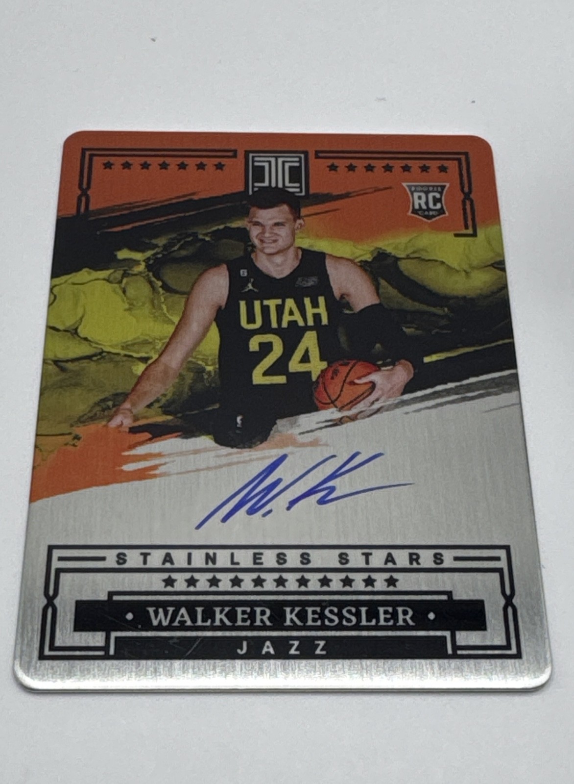 2022-23 Panini Impeccable Stainless Stars Autographs Walker Kessler /25 Lakers