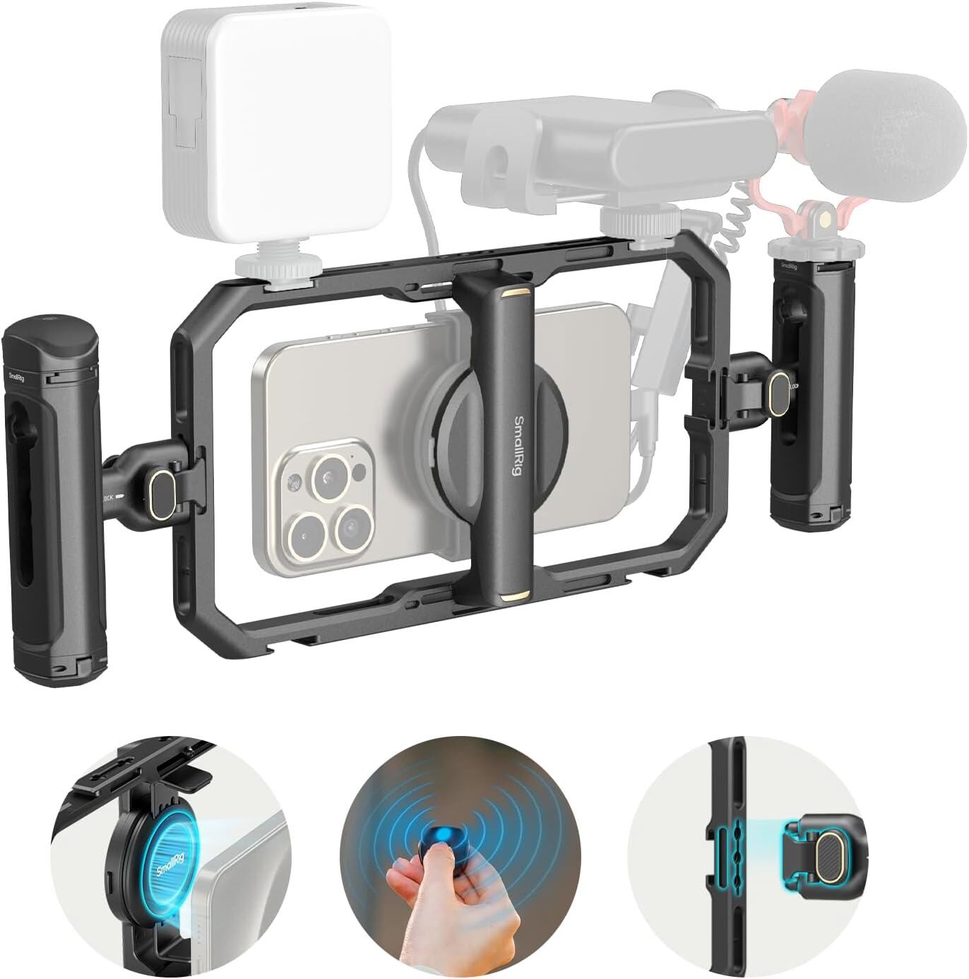 SmallRig All-in-One Video Kit For Smartphone Creators Quick Basic Edition 4597 SmallRig All-in-One Video Kit For Smartphone Creators Quick Basic Edition 4597