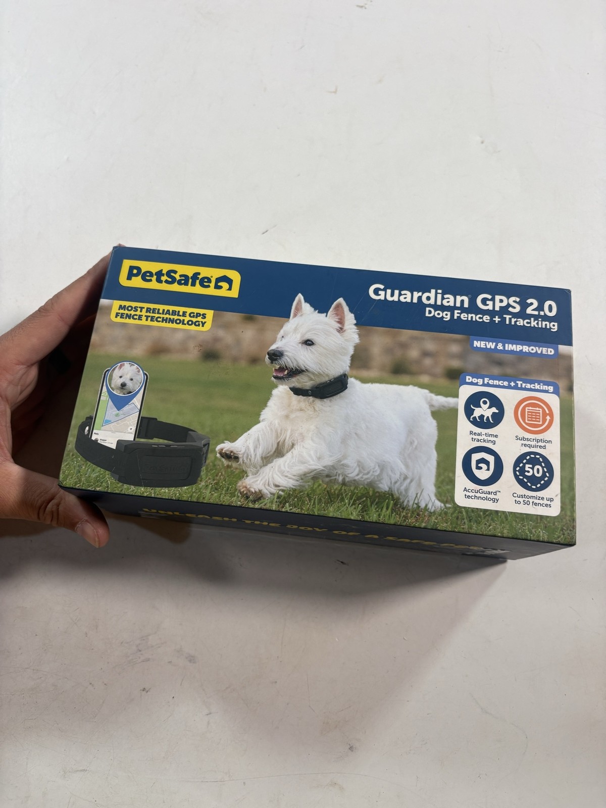 PetSafe Guardian GPS 2.0 Wireless Dog Fence Tracking Black Collar System Kit