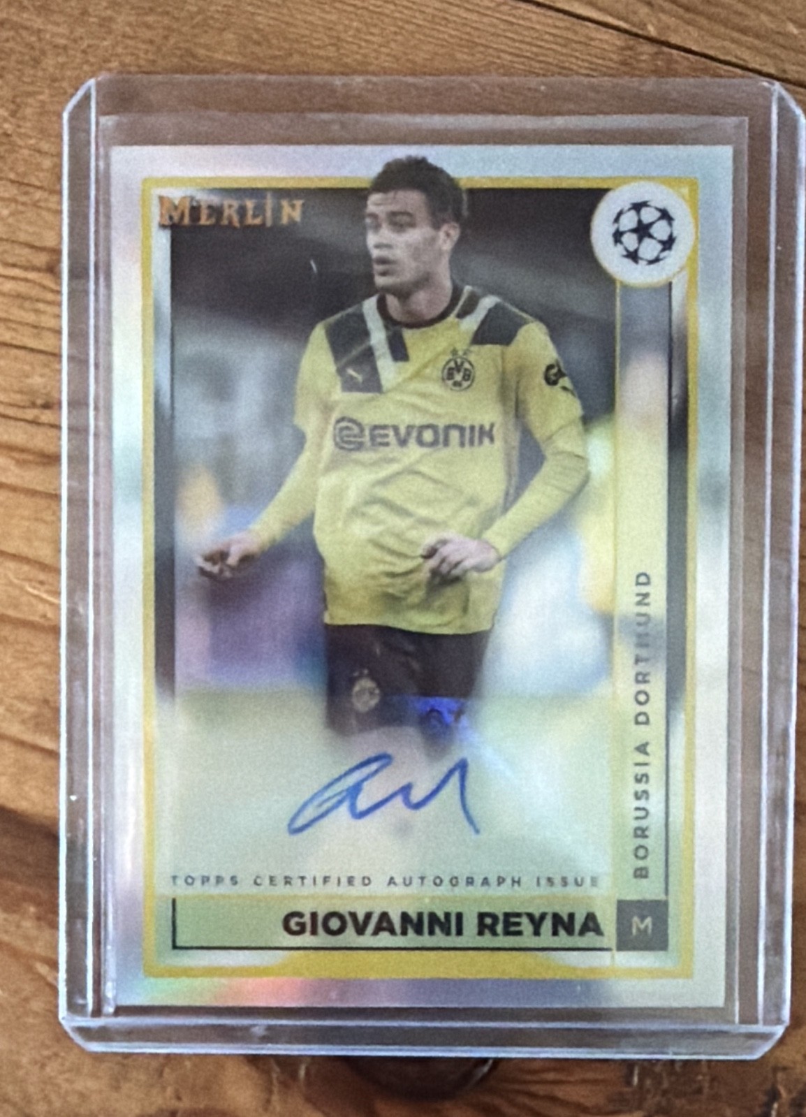 2022-23 Topps Merlin UEFA Club Competitions - Autographs Giovanni Reyna #AC-GR 