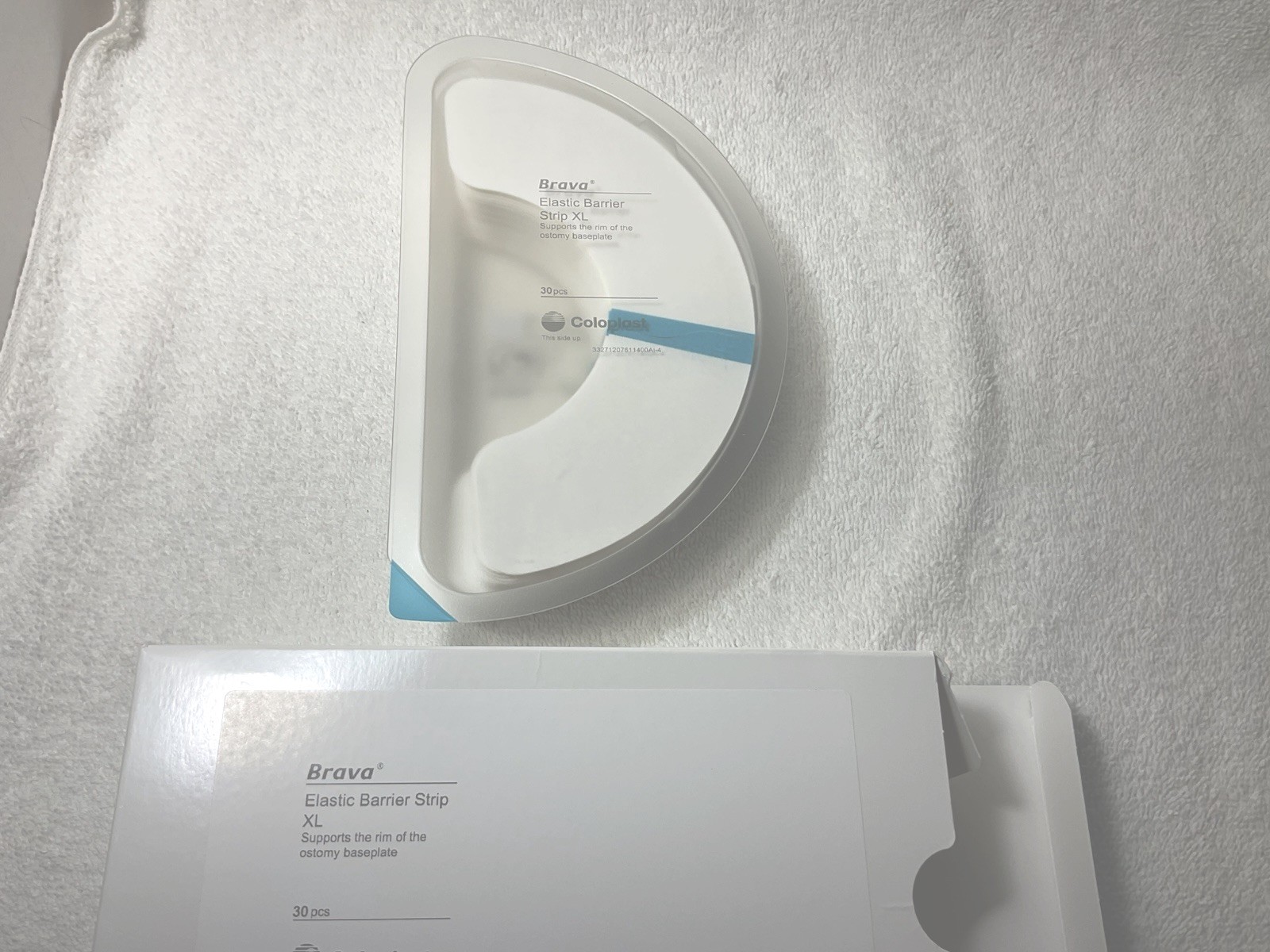 Coloplast Brava Elastic Barrier Strip XL 30 pcs, Ostomy Care #12076 Coloplast Brava Elastic Barrier Strip XL 30 pcs, Ostomy Care #12076