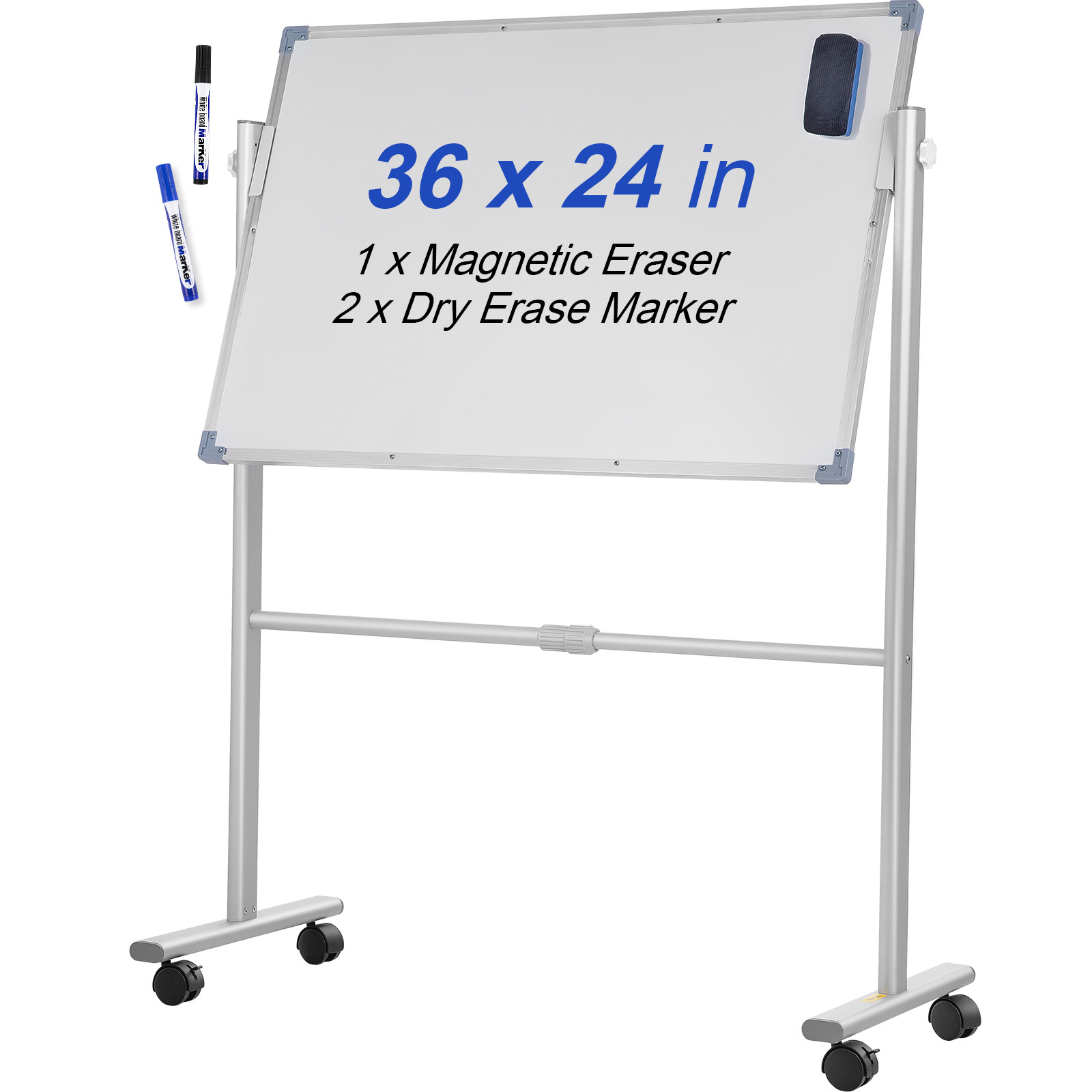 VEVOR Mobile Dry Erase Board Magnetic Whiteboard w/ Stand 36\ VEVOR Mobile Dry Erase Board Magnetic Whiteboard w/ Stand 36\