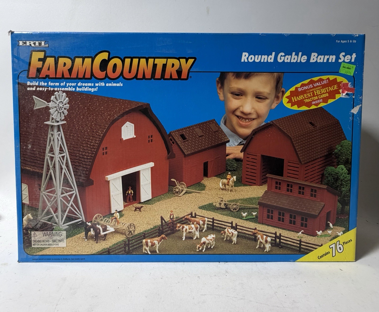Farm Country by ERTL Round Gable Barn Set Open Box Sealed Items Farm Country by ERTL Round Gable Barn Set Open Box Sealed Items
