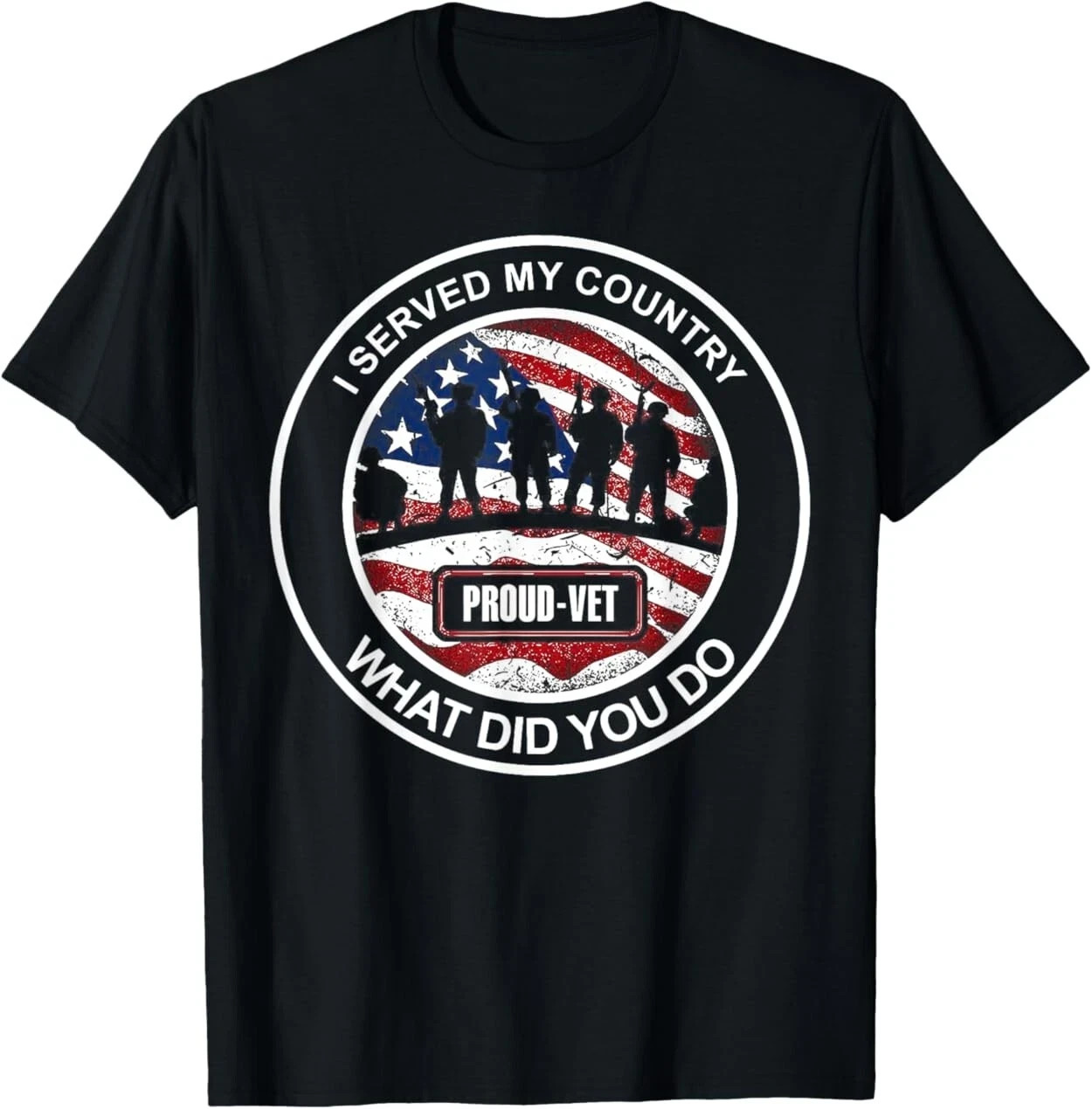 I Served My Country What Did You Do - Proud Vet T-Shirt