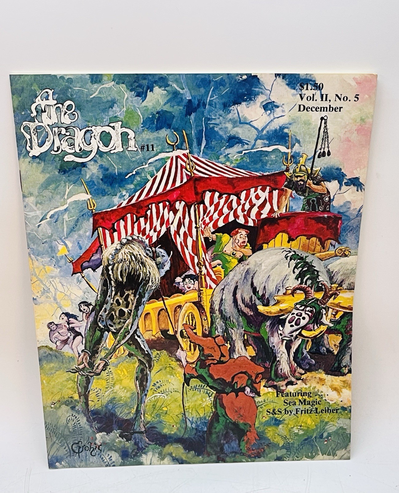 The Dragon Magazine #11 Vol. 2 No. 5 (December 1977) Vtg Issue Excellent D&D TSR
