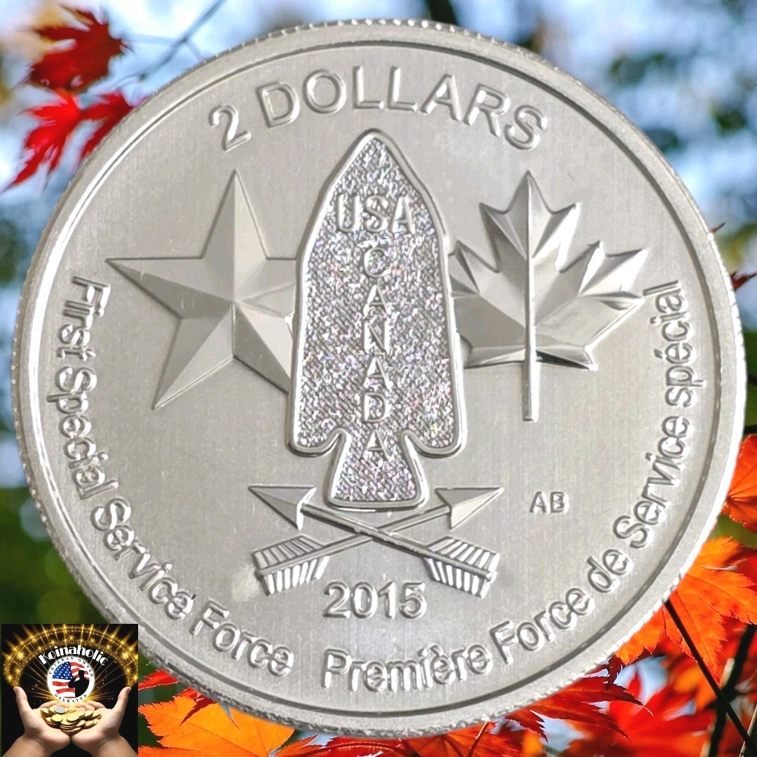 2015 Canada $2 Devil's Brigade 1/2oz .9999 Silver Bullion Coin two dollars 🔥 2015 Canada $2 Devil's Brigade 1/2oz .9999 Silver Bullion Coin two dollars 🔥