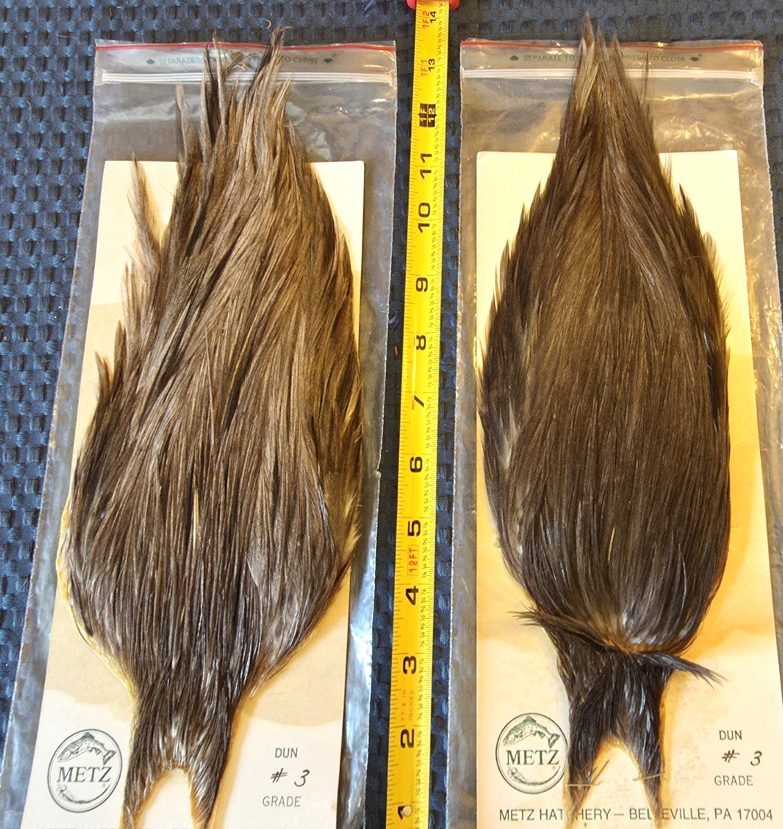 Premium METZ-Fly Tying-Jig Making-Rooster Capes-2 Dun-Beautiful Capes