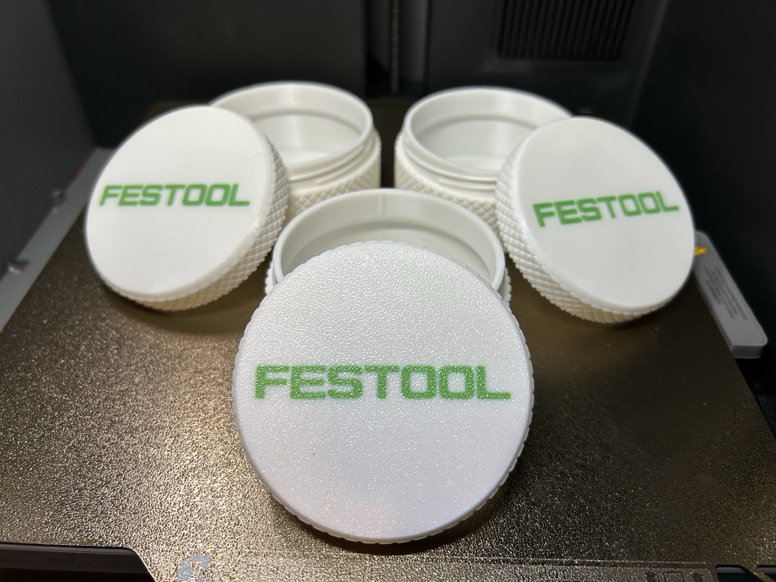 Festool Container Set 3 Pack 1.6” – Threaded Screw Parts Storage Box 3D Printed Festool Container Set 3 Pack 1.6” – Threaded Screw Parts Storage Box 3D Printed