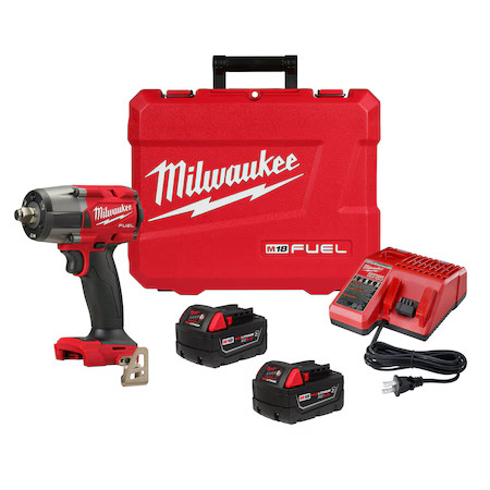 Milwaukee Tool 2962-22R M18 Fuel 1/2 In. Mid-Torque Impact Wrench With Friction