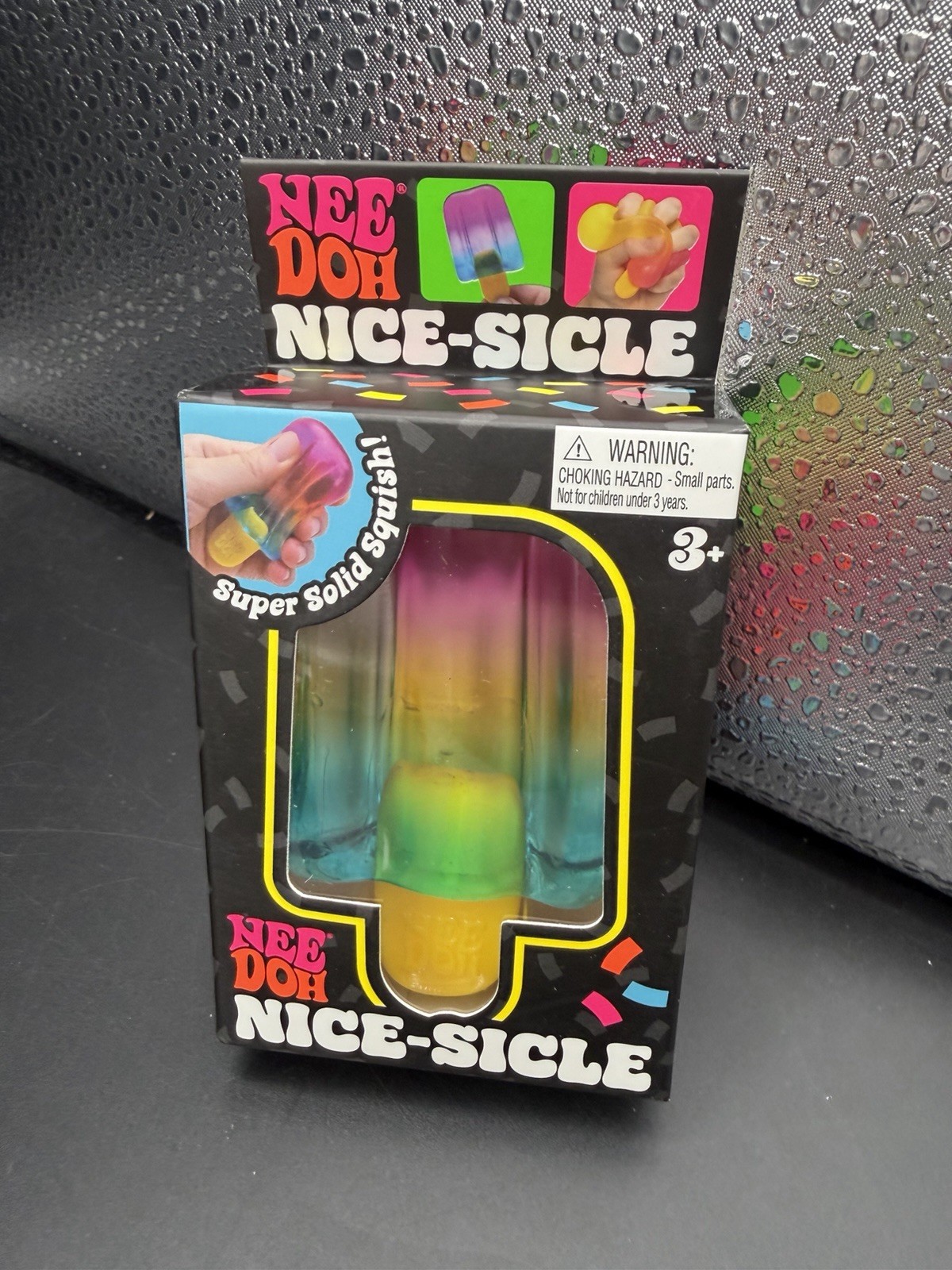 Authentic Schylling NeeDoh RAINBOW Nice-Sicle Popsicle Nice Sicle Squishy Stress