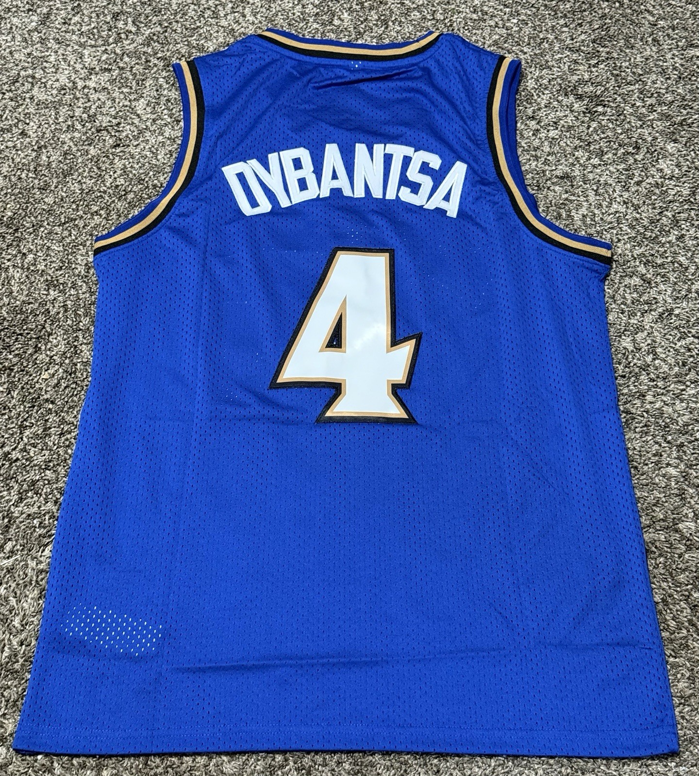 NEW AJ Dybantsa #4 Washington XL Sewn Stitched Jersey Adult