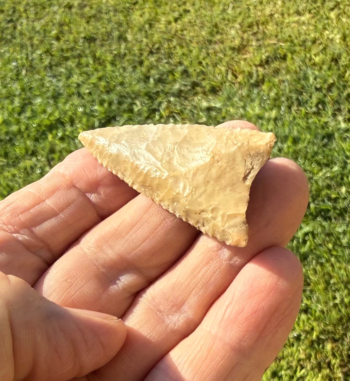 Perfect Texas “Early Triangle” 100% Guaranteed Authentic Indian Artifact Relic