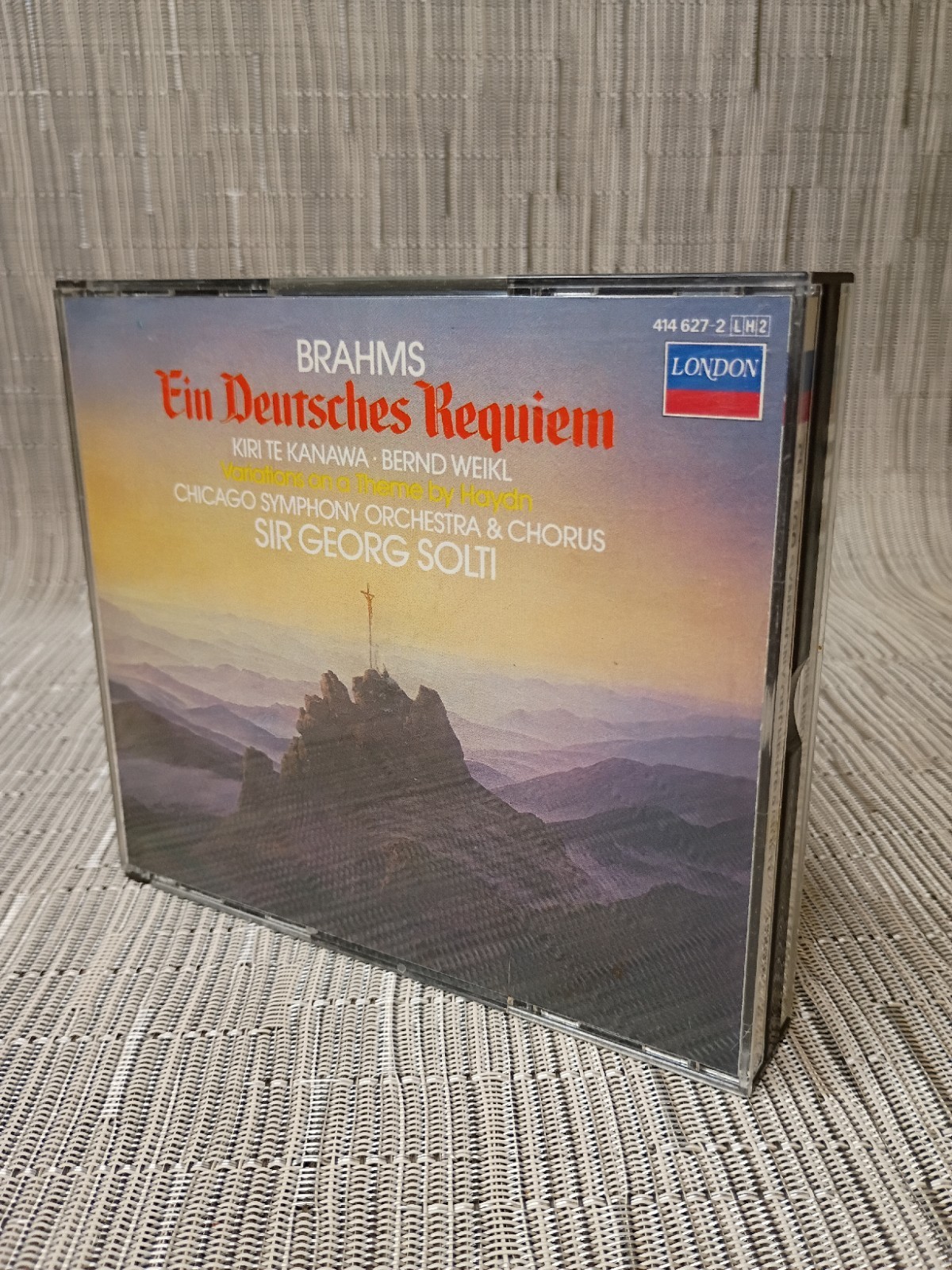 Sir Georg Solti CSO Brahms Ein deutsches Requiem 2CD Kanawa Rare Sir Georg Solti CSO Brahms Ein deutsches Requiem 2CD Kanawa Rare