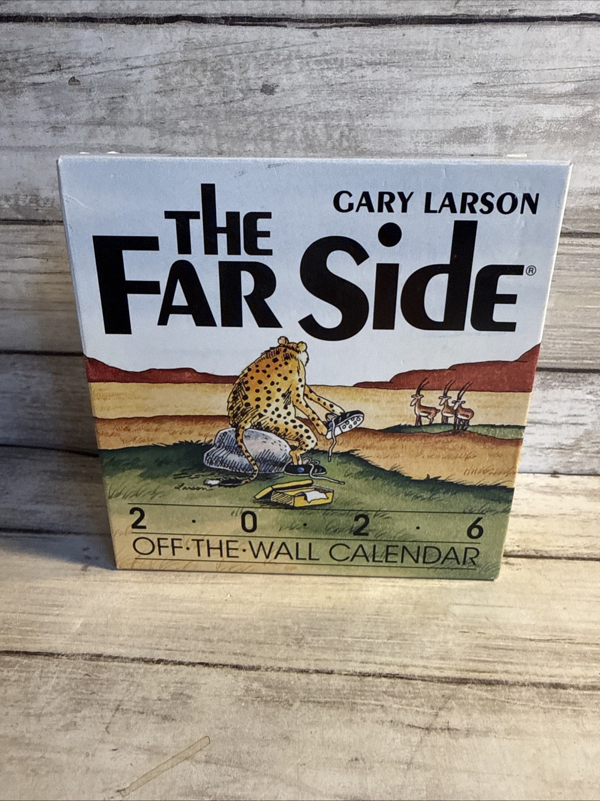New The Far Side 2026 Off-The-Wall Desk Calendar Gary Larson 6x5 Ships Free New The Far Side 2026 Off-The-Wall Desk Calendar Gary Larson 6x5 Ships Free