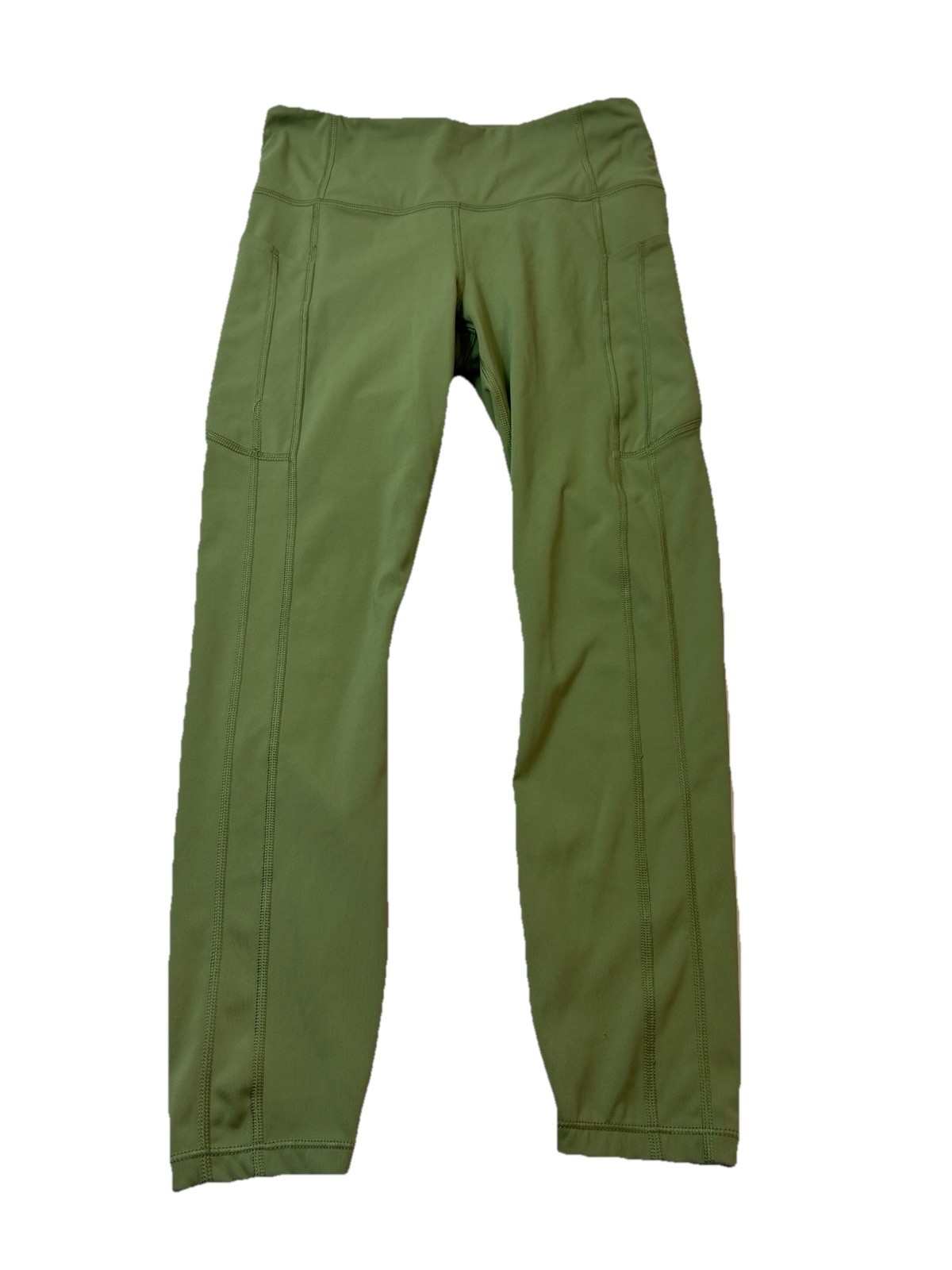 Athleta Ultimate Stash II Leggings Womens Small Green Athletic 7/8 Tight Pants