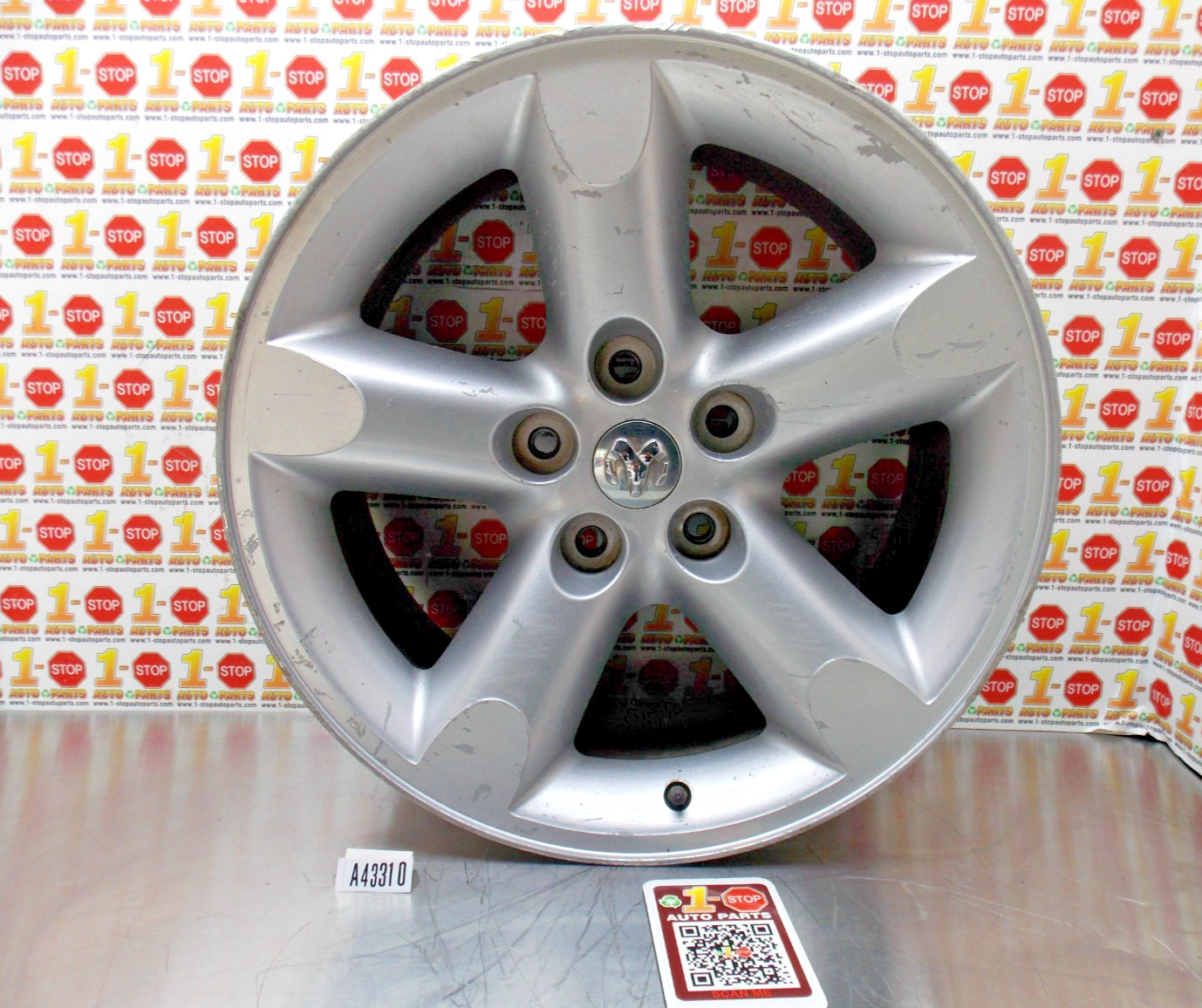2006-2008 DODGE RAM 1500  5-SPOKE WHEEL RIM  20X9 20