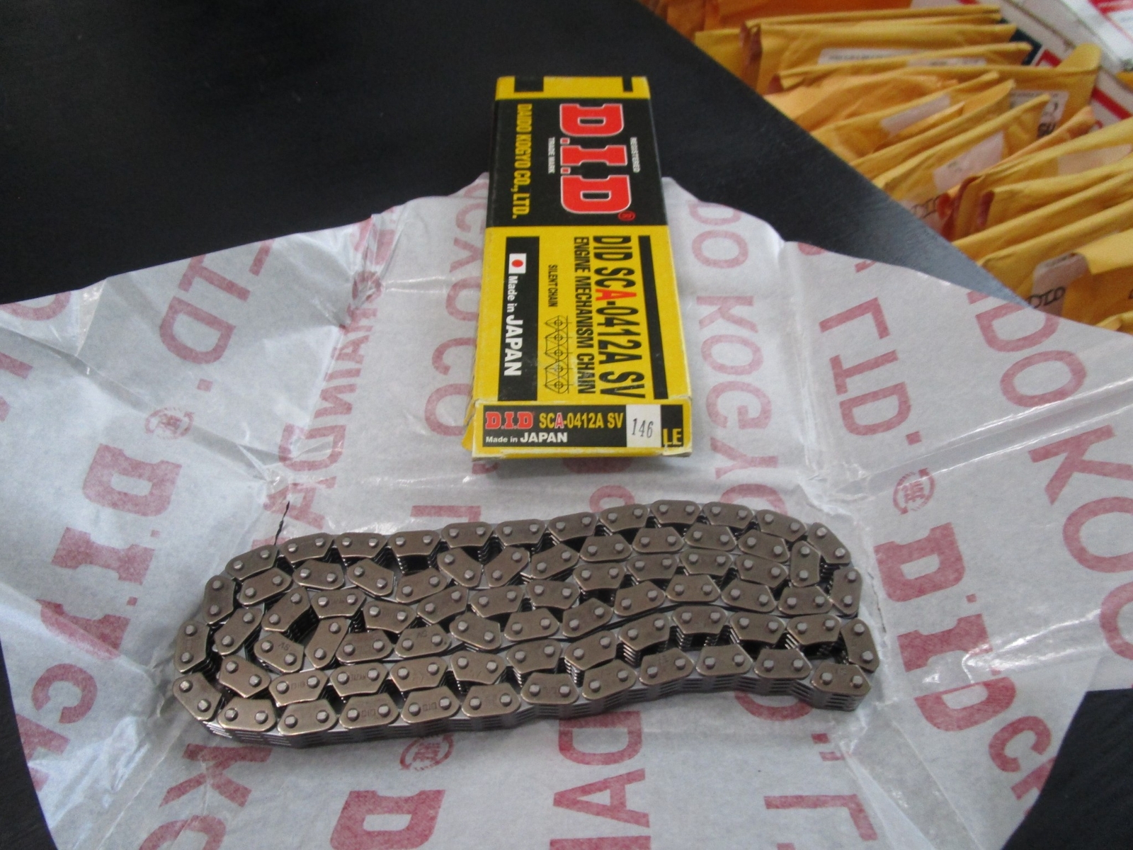 DID ENGINE CAM CHAIN TRIUMPH HONDA DAYTONA SCA-0412A SV146LE 146 LINKS DID ENGINE CAM CHAIN TRIUMPH HONDA DAYTONA SCA-0412A SV146LE 146 LINKS