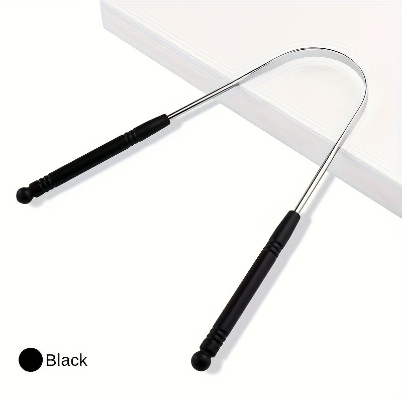 New Tongue Scraper Cleaner Stainless Steel Dental Fresh Breath Cleaning Oral