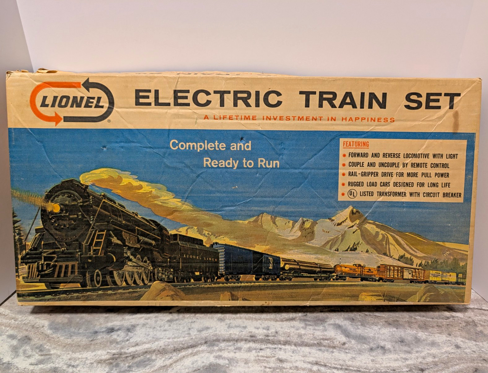 Lionel No. 11520 O Gauge 6-Unit Starter Set w/ 242 Loco Light, Analog PARTS ONLY