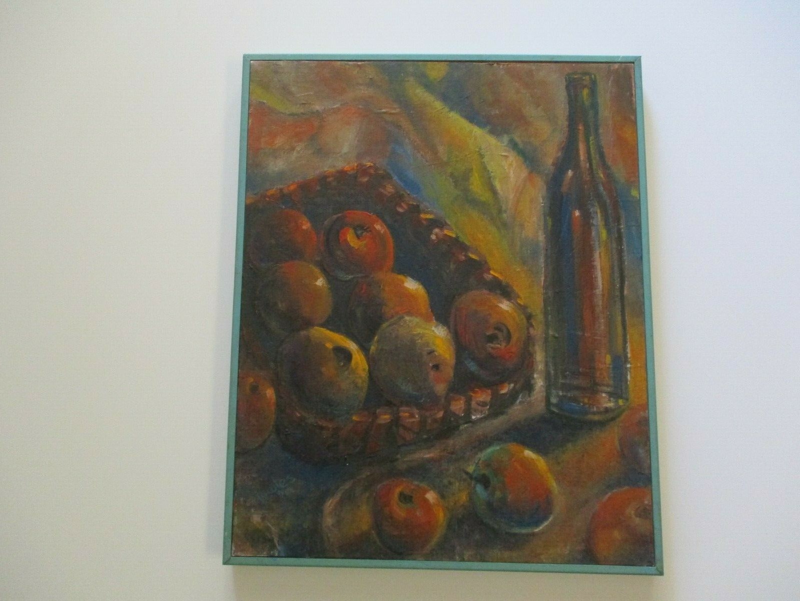 VINTAGE GERALD ROWLES PAINTING EXPRESSIONIST MODERNIST  OP SURREALISM ABSTRACT
